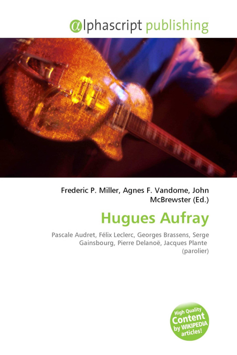 Kniha Hugues Aufray Agnes F. Vandome