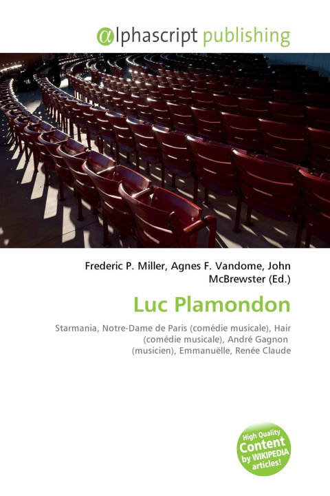 Kniha Luc Plamondon Agnes F. Vandome