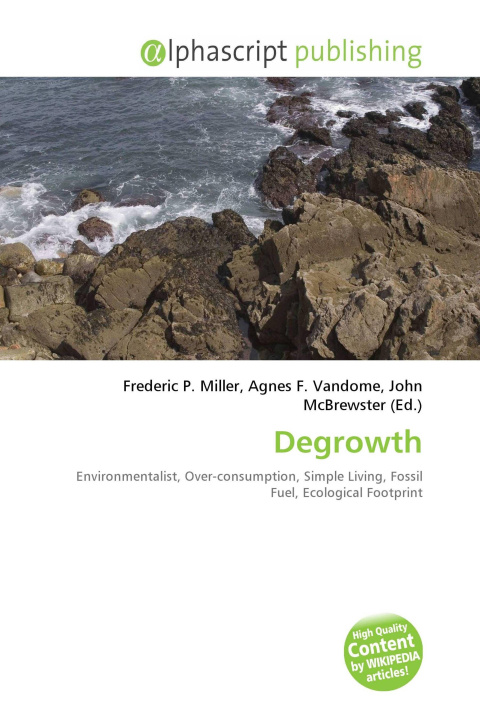 Knjiga Degrowth Agnes F. Vandome