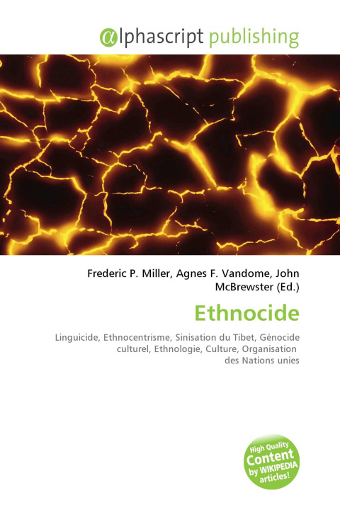 Kniha Ethnocide Agnes F. Vandome