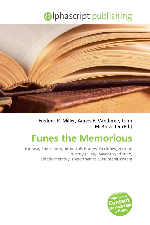 Kniha Funes the Memorious Agnes F. Vandome