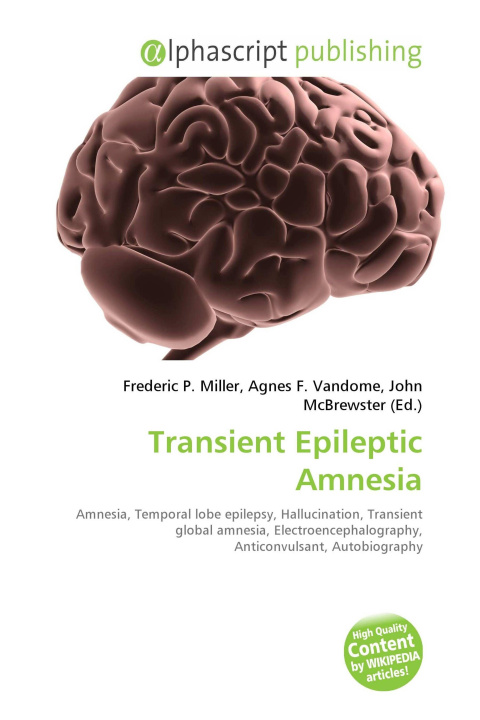 Kniha Transient Epileptic Amnesia Agnes F. Vandome