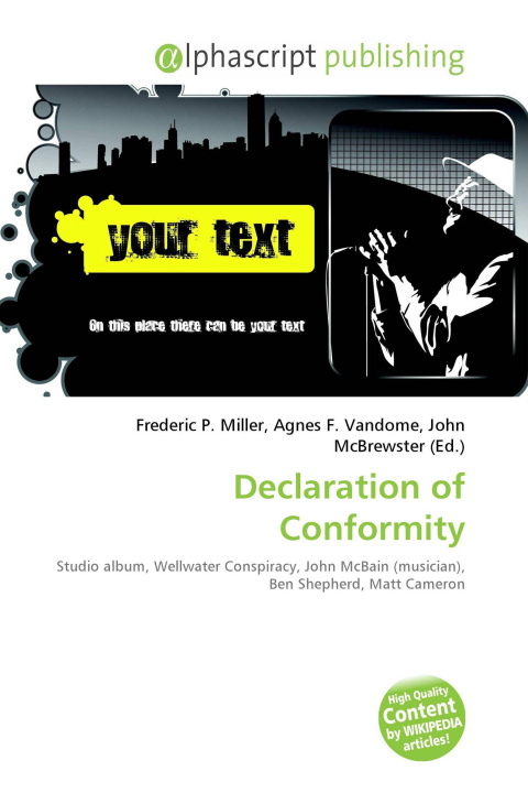 Kniha Declaration of Conformity Agnes F. Vandome
