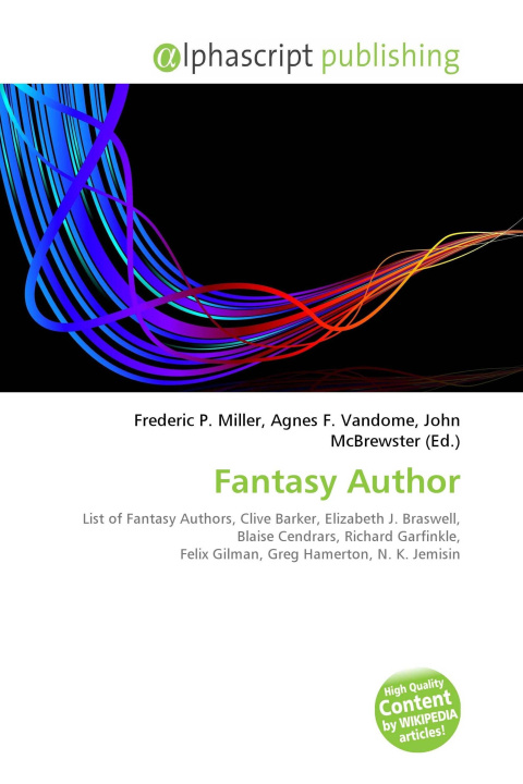 Kniha Fantasy Author Agnes F. Vandome