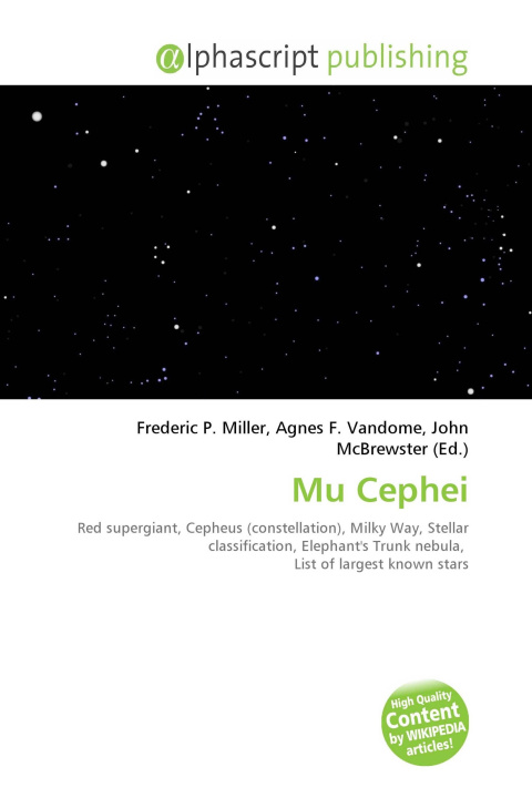 Kniha Mu Cephei Agnes F. Vandome