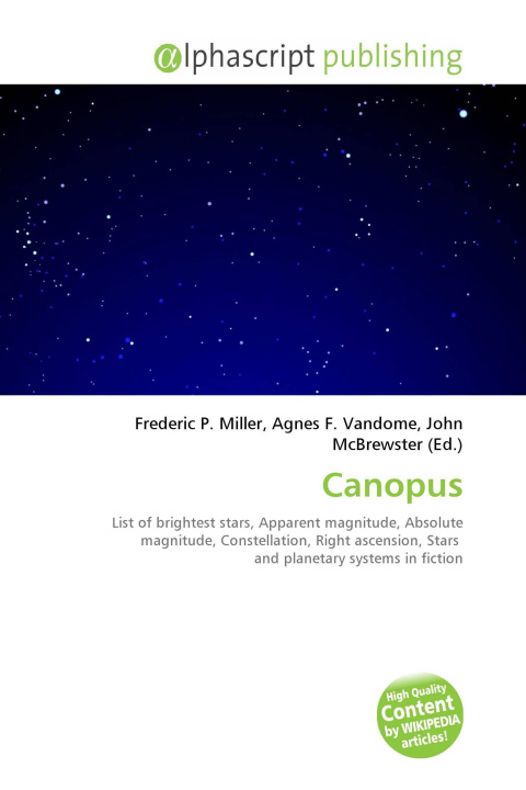 Kniha Canopus Agnes F. Vandome