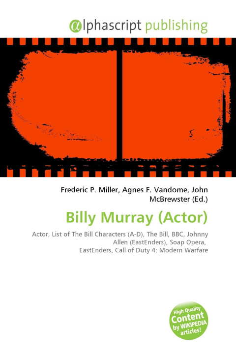 Kniha Billy Murray (Actor) Agnes F. Vandome
