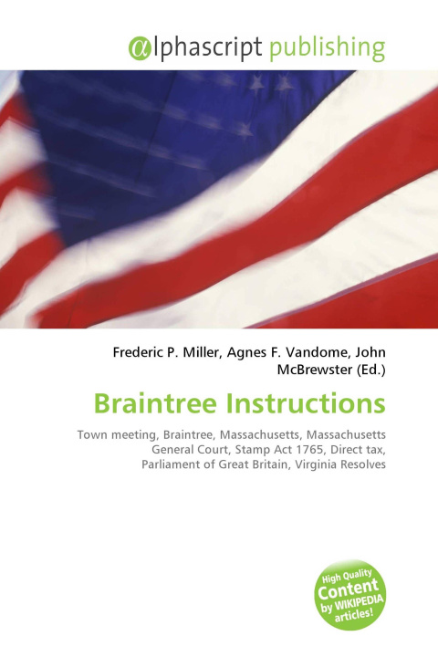Kniha Braintree Instructions Agnes F. Vandome