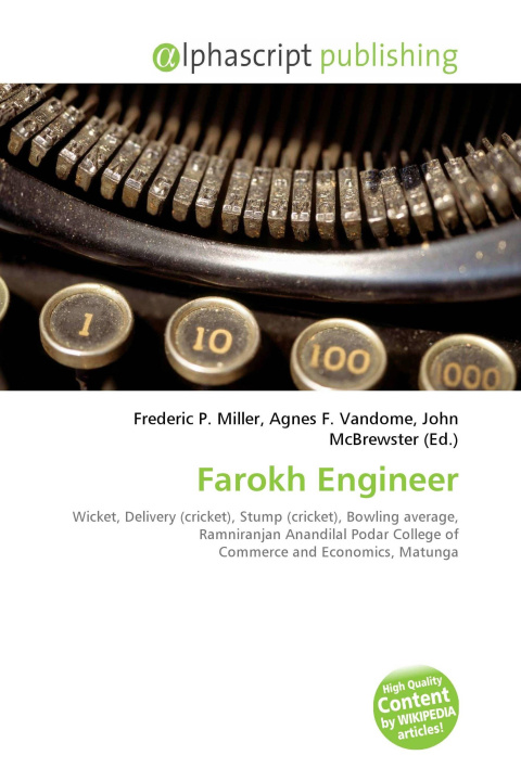 Kniha Farokh Engineer Agnes F. Vandome