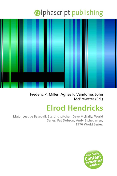 Kniha Elrod Hendricks Agnes F. Vandome
