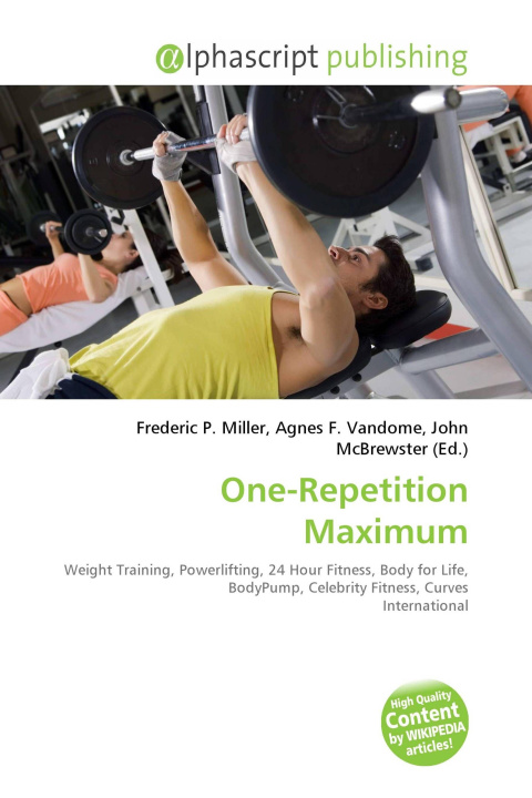 Kniha One-Repetition Maximum Agnes F. Vandome