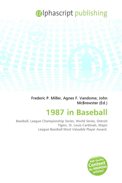 Kniha 1987 in Baseball Agnes F. Vandome