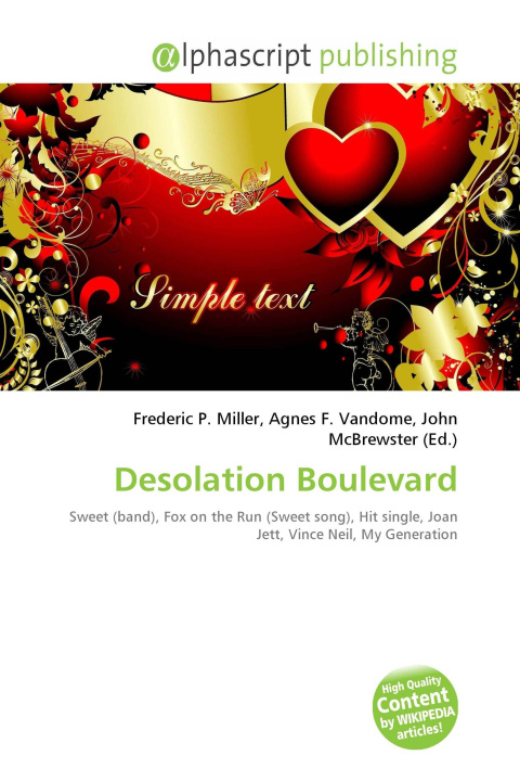 Kniha Desolation Boulevard Agnes F. Vandome