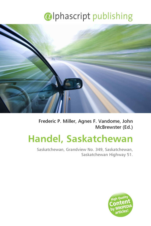 Kniha Handel, Saskatchewan Agnes F. Vandome