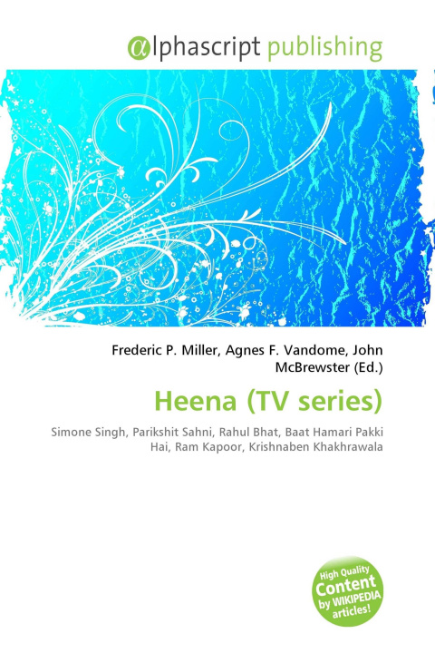 Kniha Heena (TV series) Agnes F. Vandome