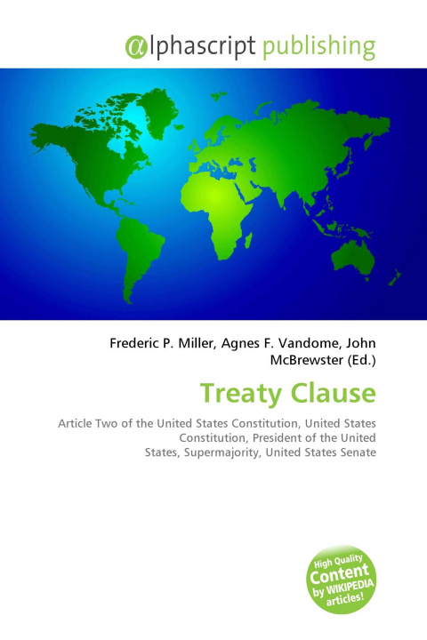 Kniha Treaty Clause Agnes F. Vandome