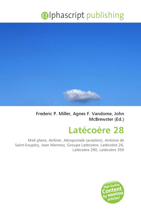 Kniha Latécoère 28 Agnes F. Vandome