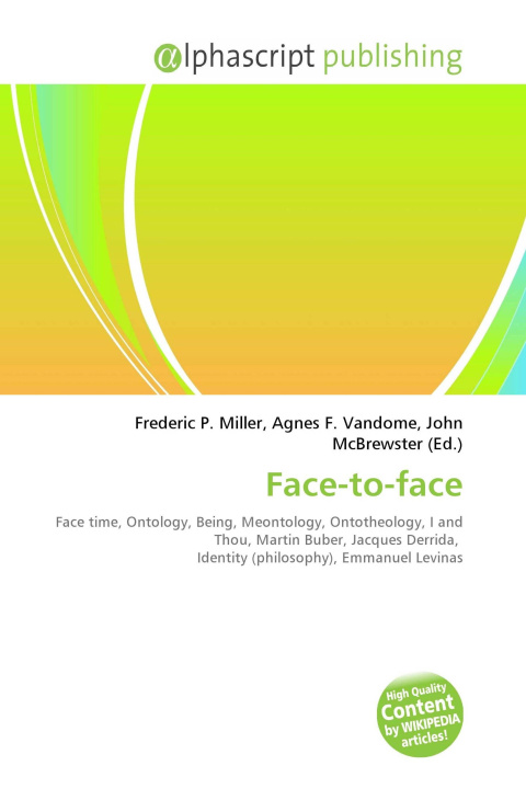 Kniha Face-to-face Agnes F. Vandome