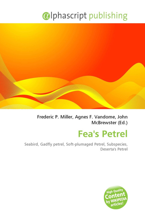 Knjiga Fea's Petrel Agnes F. Vandome