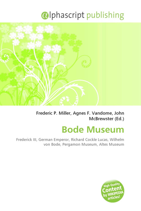 Kniha Bode Museum Agnes F. Vandome