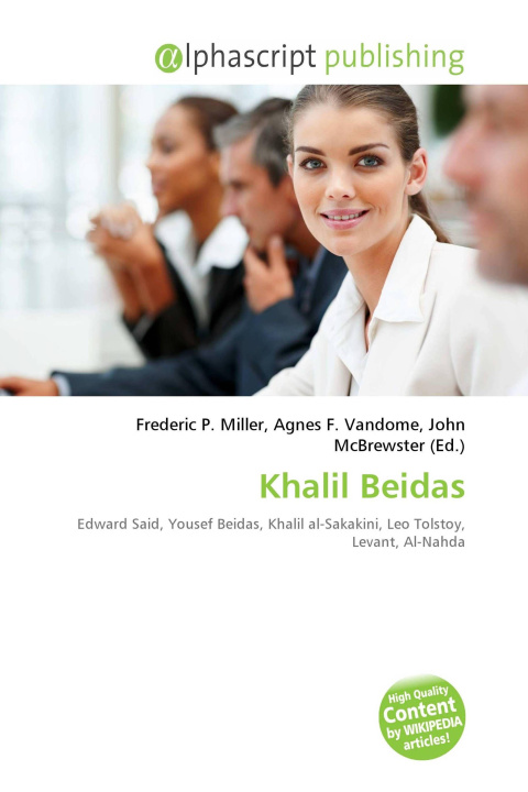 Knjiga Khalil Beidas Agnes F. Vandome