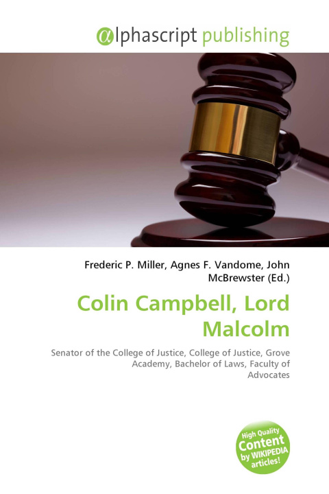 Kniha Colin Campbell, Lord Malcolm Agnes F. Vandome