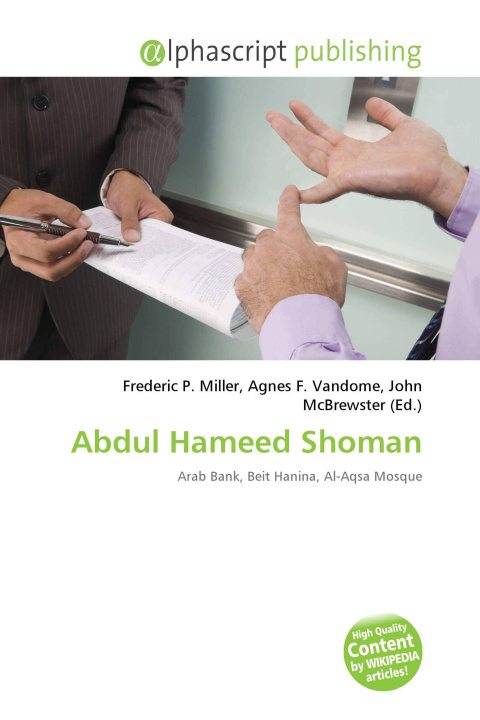 Knjiga Abdul Hameed Shoman Agnes F. Vandome