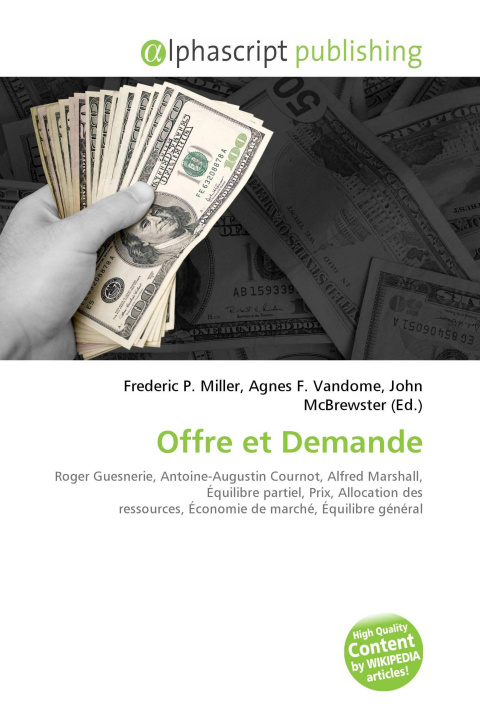 Knjiga Offre et Demande Agnes F. Vandome