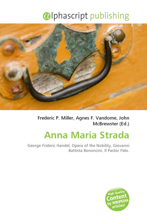 Kniha Anna Maria Strada Agnes F. Vandome