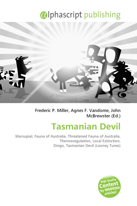 Könyv Tasmanian Devil Agnes F. Vandome