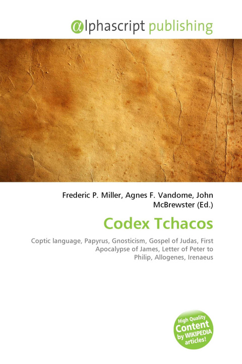 Könyv Codex Tchacos Agnes F. Vandome