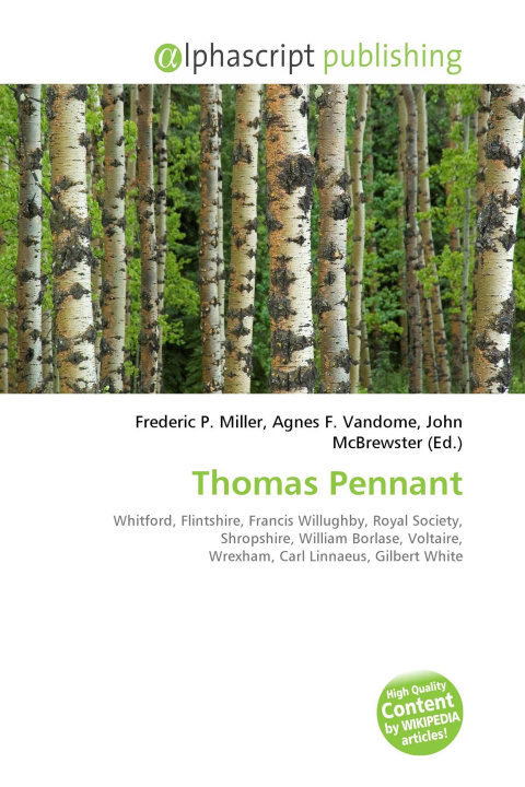 Kniha Thomas Pennant Agnes F. Vandome