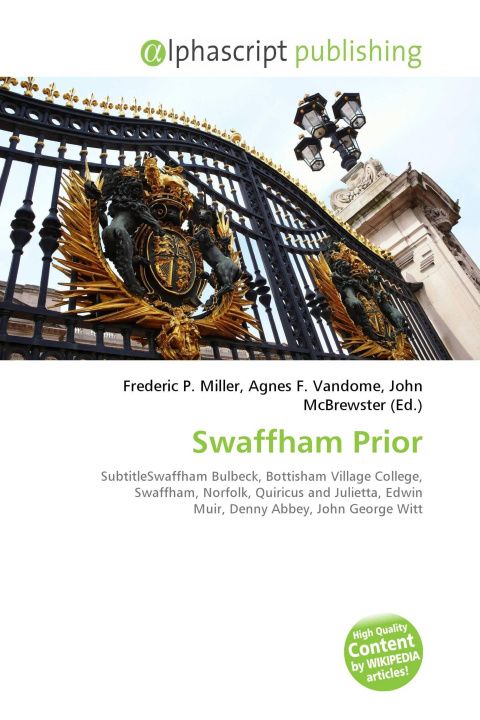 Knjiga Swaffham Prior Agnes F. Vandome