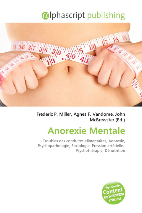 Kniha Anorexie Mentale Agnes F. Vandome