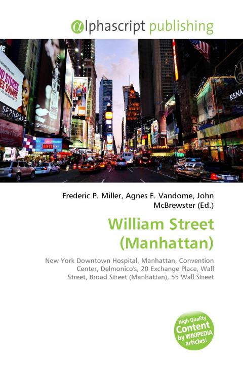 Kniha William Street (Manhattan) Agnes F. Vandome