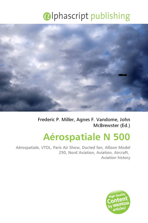 Knjiga Aérospatiale N 500 Agnes F. Vandome
