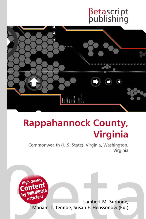Kniha Rappahannock County, Virginia Mariam T. Tennoe