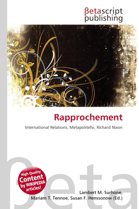 Kniha Rapprochement Mariam T. Tennoe