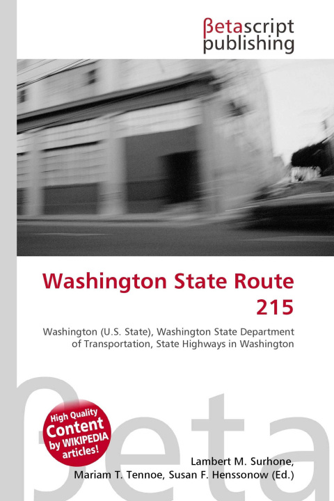 Knjiga Washington State Route 215 Mariam T. Tennoe