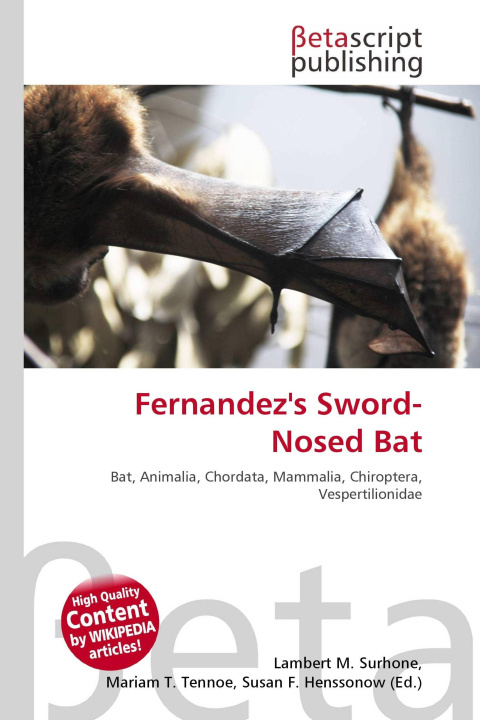 Kniha Fernandez's Sword-Nosed Bat Mariam T. Tennoe