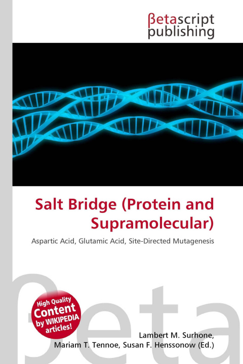 Kniha Salt Bridge (Protein and Supramolecular) Mariam T. Tennoe