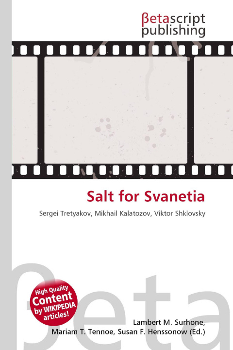 Kniha Salt for Svanetia Mariam T. Tennoe