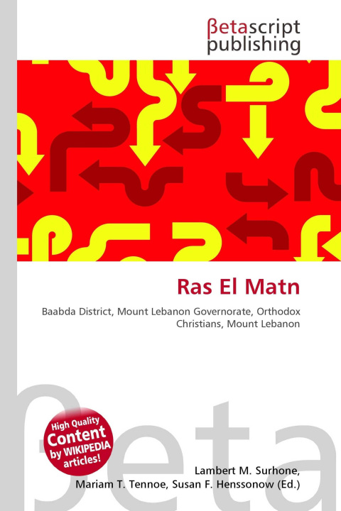 Kniha Ras El Matn Mariam T. Tennoe