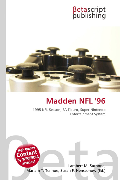 Kniha Madden NFL '96 Mariam T. Tennoe