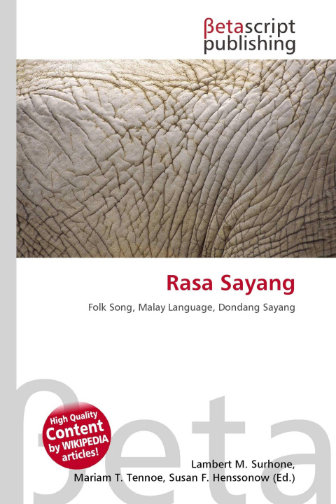 Kniha Rasa Sayang Mariam T. Tennoe