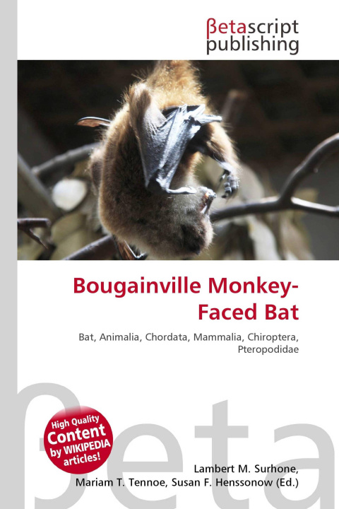 Knjiga Bougainville Monkey-Faced Bat Mariam T. Tennoe