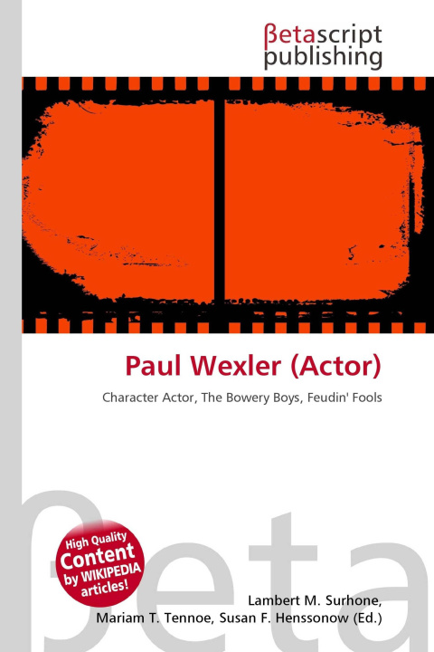 Kniha Paul Wexler (Actor) Mariam T. Tennoe