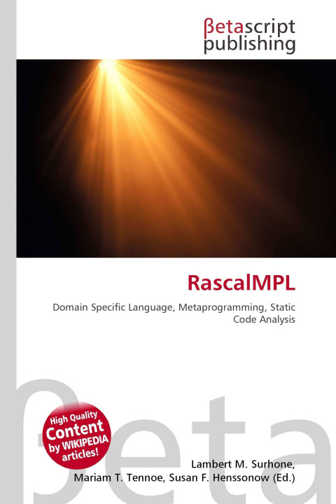 Könyv RascalMPL Mariam T. Tennoe