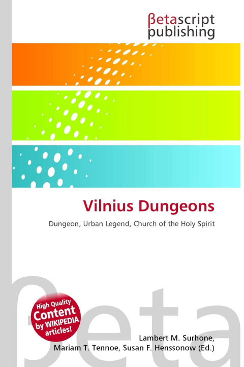 Kniha Vilnius Dungeons Mariam T. Tennoe