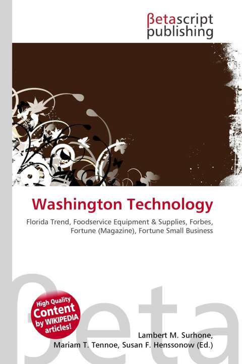 Kniha Washington Technology Mariam T. Tennoe